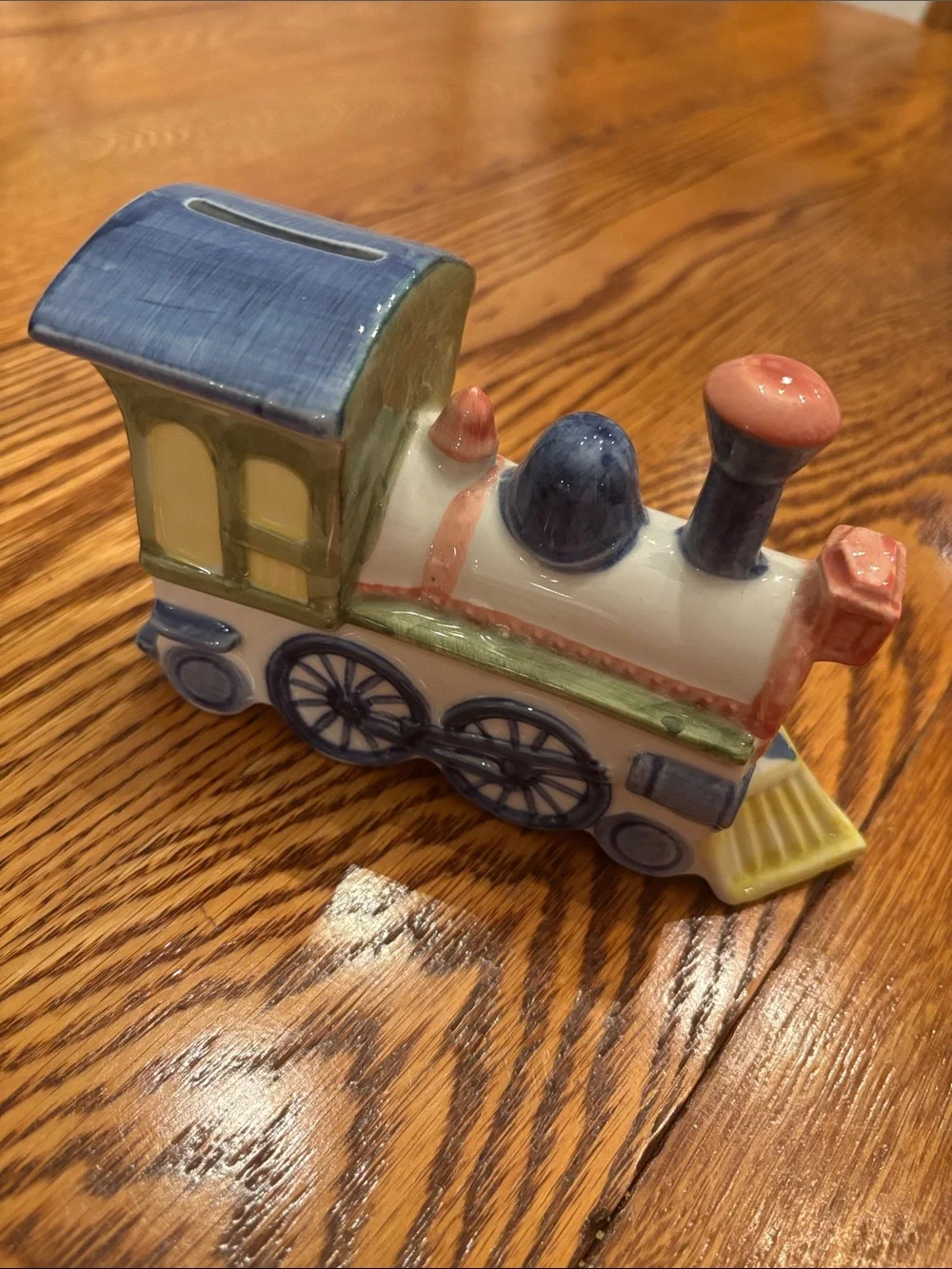 Ceramic Kids Train Bank - Multicolor